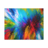 Abstract Color Explosion Matte Canvas Print thumbnail 7