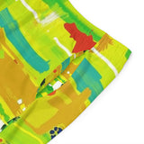 Men's Vibrant Abstract Board Shorts — Tropical Green AOP thumbnail 7