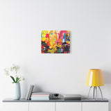 Abstract Color Splash Canvas Print - Vibrant Stretched Matte Wall Art thumbnail 45