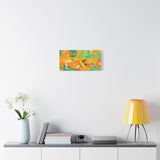 Abstract Orange & Green Canvas Art — Vibrant Modern Wall Decor thumbnail 45