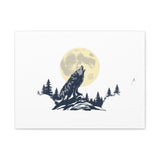 Howling Wolf Moon Matte Canvas Wall Art — Stretched 1.25" thumbnail 9