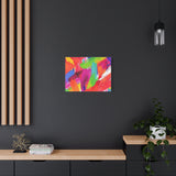 Abstract Rainbow Brushstrokes Matte Canvas Wall Art — Vibrant Stretched 1.25" thumbnail 52