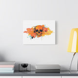 Skull Art Canvas Print – Vibrant Paint-Splash Skull Wall Decor thumbnail 36