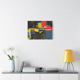 Abstract Color Splash Matte Canvas Print — Modern Stretched Wall Art thumbnail 54