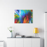 Abstract Color Explosion Matte Canvas Print thumbnail 78
