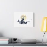 Howling Wolf Moon Matte Canvas Wall Art — Stretched 1.25" thumbnail 27