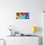 Abstract Color Burst Canvas Print — Vibrant Stretched Matte Wall Art thumbnail 57