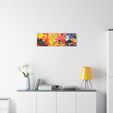 Abstract Color Splash Canvas Print - Vibrant Stretched Matte Wall Art thumbnail 69