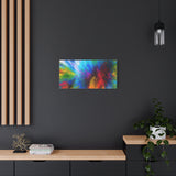 Abstract Color Explosion Matte Canvas Print thumbnail 58