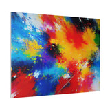 Abstract Color Splash Matte Canvas Print — Vibrant Stretched Wall Art thumbnail 89