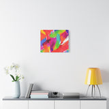Abstract Rainbow Brushstrokes Matte Canvas Wall Art — Vibrant Stretched 1.25" thumbnail 45