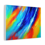 Abstract Rainbow Wave Matte Canvas Print — Vibrant Stretched Wall Art thumbnail 32