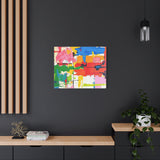 Abstract Color Splash Matte Canvas Print — Vibrant Modern Wall Art thumbnail 64