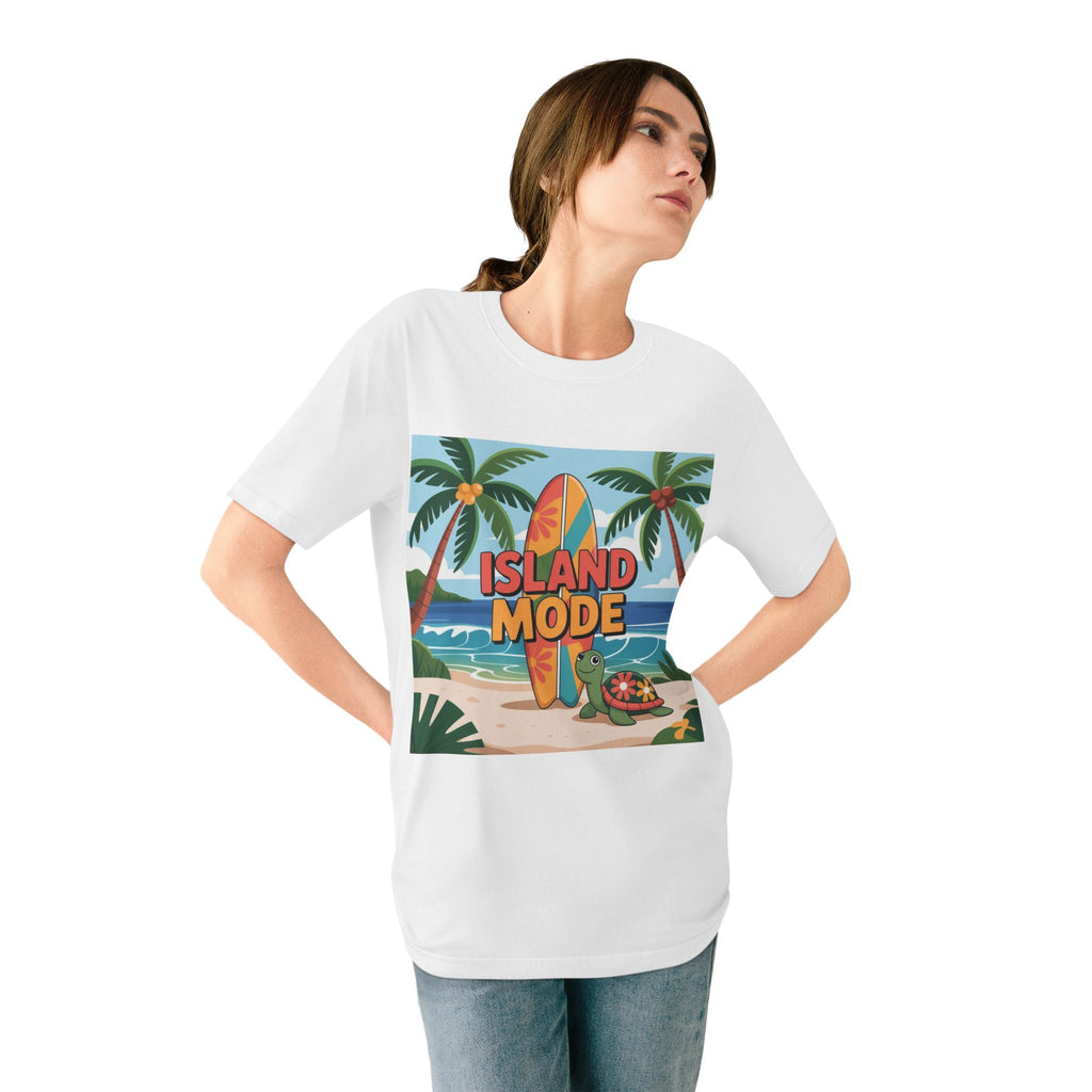 Island Mode T-Shirt — Tropical Surf Turtle Graphic Tee