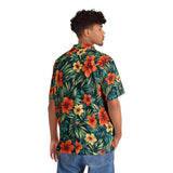 Tropical Hibiscus Hawaiian Shirt — Men's Floral Aloha Button-Up thumbnail 4