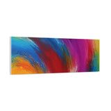 Abstract Rainbow Swirl Matte Canvas Print (Stretched) thumbnail 80