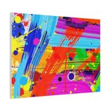 Abstract Color Splash Canvas Print — Vibrant Modern Wall Art thumbnail 77