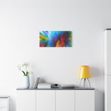 Abstract Color Explosion Matte Canvas Print thumbnail 57