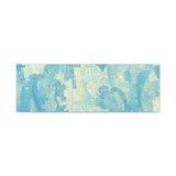 Abstract Aqua Brushstroke Canvas Print — Coastal Blue Wall Art thumbnail 15