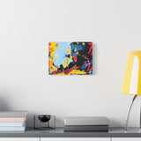 Abstract Color Splash Matte Canvas Print — Modern Stretched Wall Art thumbnail 33