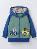 Children's Tractor Zip-Up Hoodie thumbnail 1