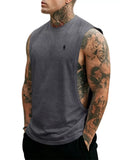 Men's Full Size Round Neck Tank Top Plus Size thumbnail 27