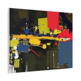 Abstract Color Splash Matte Canvas Print — Modern Stretched Wall Art thumbnail 27