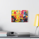 Abstract Color Splash Canvas Print - Vibrant Stretched Matte Wall Art thumbnail 39