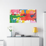 Abstract Color Splash Matte Canvas Print — Vibrant Modern Wall Art thumbnail 96
