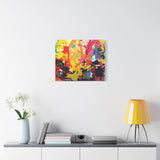 Abstract Color Splash Canvas Print - Vibrant Stretched Matte Wall Art thumbnail 54