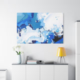 Abstract Blue Galaxy Canvas Print — Matte Stretched Wall Art thumbnail 99