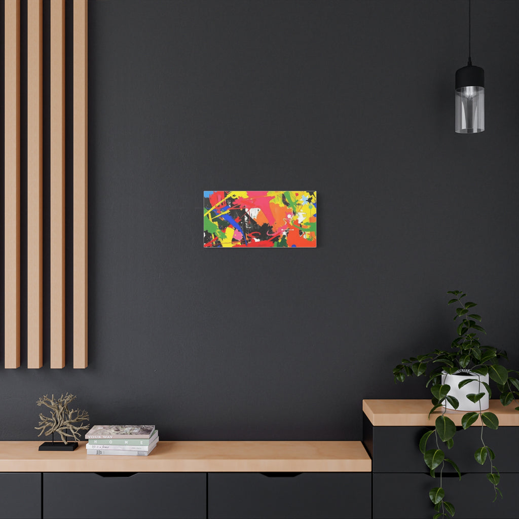 Abstract Art Matte Stretched Canvas — Modern Wall Decor