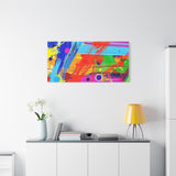 Abstract Color Splash Canvas Print — Vibrant Modern Wall Art thumbnail 84