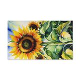 Sunflower Watercolor Hand Towel — Bright Floral Kitchen & Guest Towel thumbnail 5