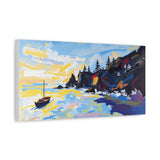 Coastal Sunrise Canvas Print — Stretched Matte Wall Art thumbnail 2