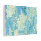 Abstract Aqua Brushstroke Canvas Print — Coastal Blue Wall Art thumbnail 38