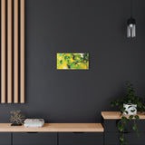 Abstract Green & Yellow Matte Canvas Print – Vibrant Modern Wall Art thumbnail 46