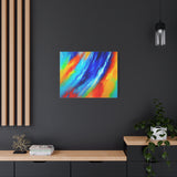 Abstract Rainbow Wave Matte Canvas Print — Vibrant Stretched Wall Art thumbnail 64