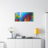 Abstract Color Explosion Matte Canvas Print thumbnail 75
