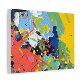 Abstract Color Splash Matte Canvas — Stretched Wall Art thumbnail 35