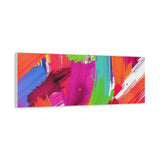 Abstract Rainbow Brushstrokes Matte Canvas Wall Art — Vibrant Stretched 1.25" thumbnail 68