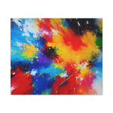 Abstract Color Splash Matte Canvas Print — Vibrant Stretched Wall Art thumbnail 10