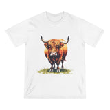 Highland Cow Graphic T-Shirt — Rustic Farm Animal Tee for Nature Lovers thumbnail 1