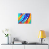 Abstract Rainbow Wave Matte Canvas Print — Vibrant Stretched Wall Art thumbnail 45