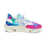 Colorful Tie-Dye Mesh Sneakers — Men's Athletic Casual Shoes thumbnail 4