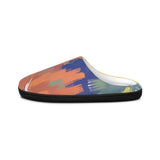 Abstract Brushstroke Women's Indoor Slippers — Cozy Colorful Home Shoes thumbnail 4