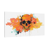 Skull Art Canvas Print – Vibrant Paint-Splash Skull Wall Decor thumbnail 83