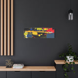 Abstract Color Splash Matte Canvas Print — Modern Stretched Wall Art thumbnail 70