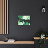Abstract Green Brushstroke Canvas Print thumbnail 52