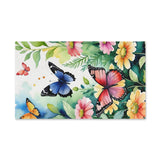 Butterfly Garden Hand Towel — Floral Spring Decorative Kitchen or Bath Towel thumbnail 2